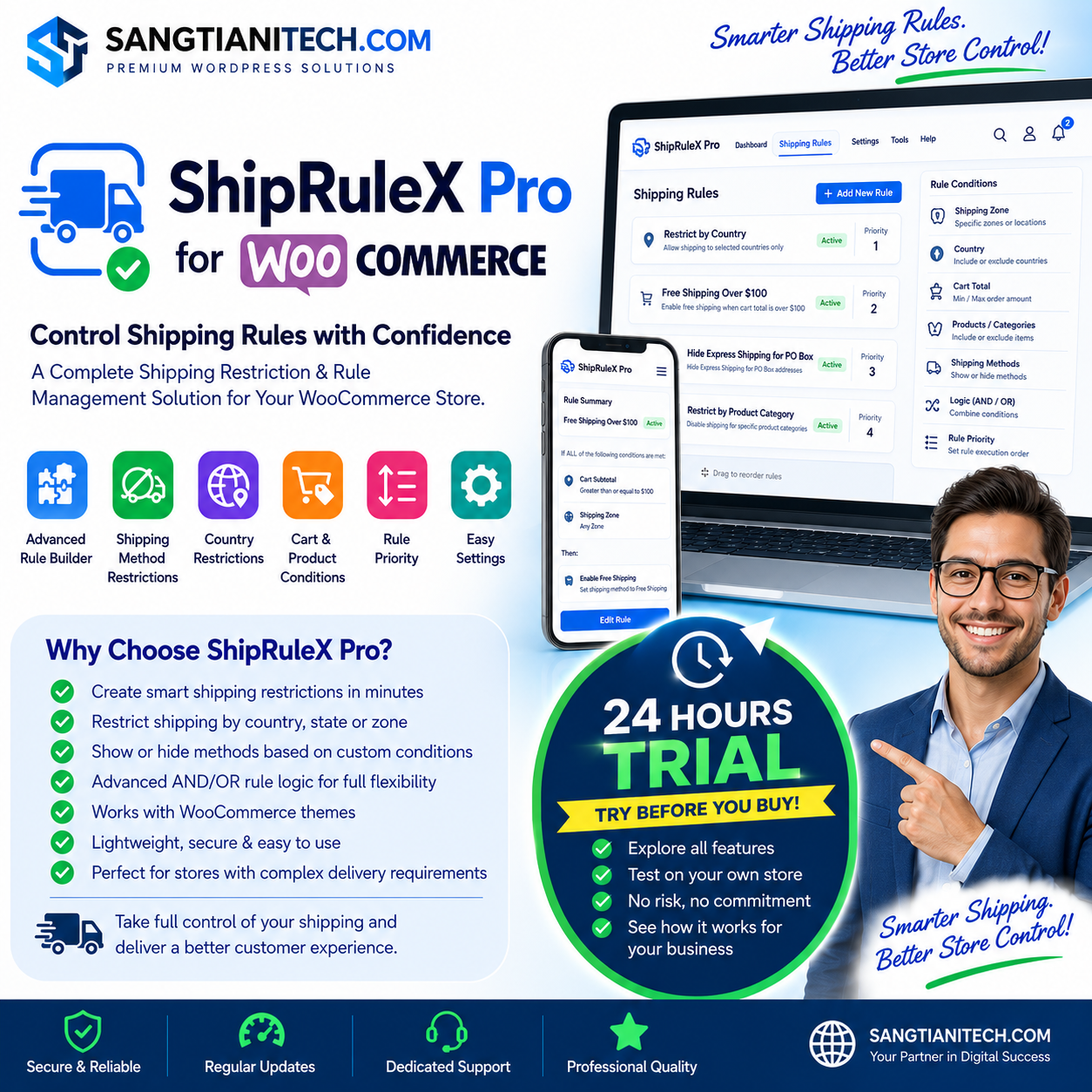 ShipRuleX Pro for WooCommerce